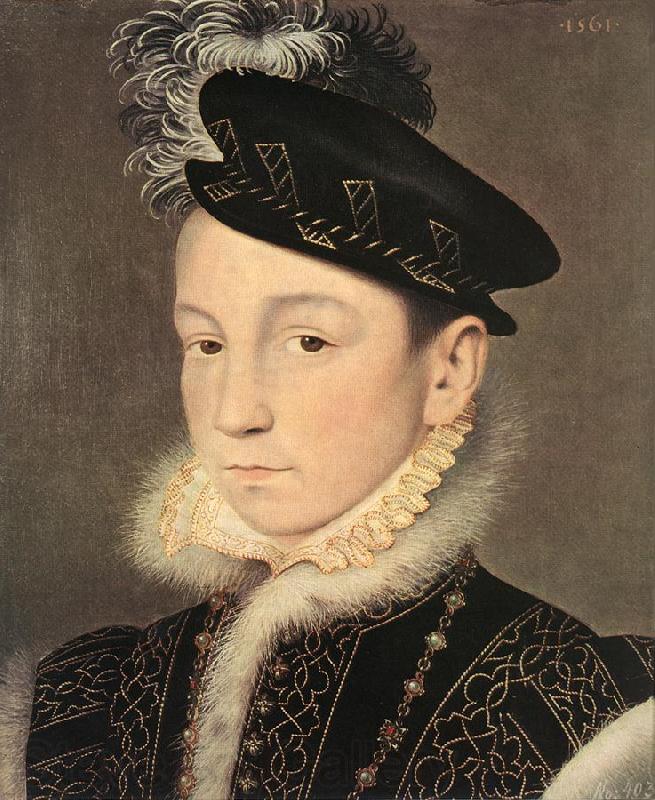 Francois Clouet Portrait of King Charles IX